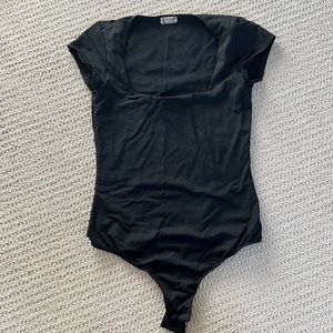 Free People square neck body suit